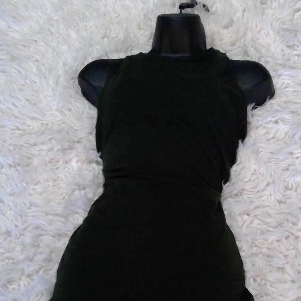 dress, dark green